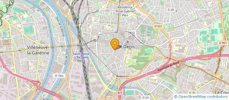 localisation de l'entreprise AIMEGA ETANCHE à SAINT-DENIS