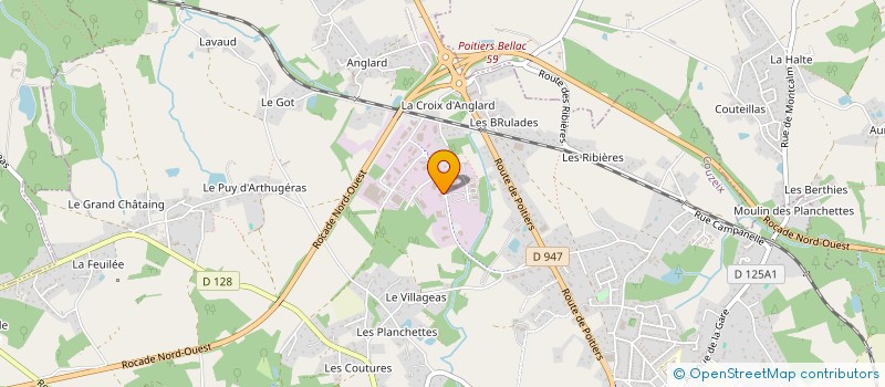 localisation de l'entreprise AIMELIS à COUZEIX