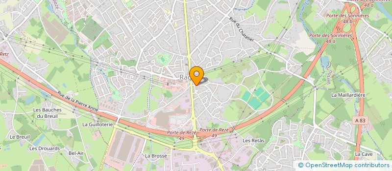 localisation de l'entreprise AIMELSF à REZE