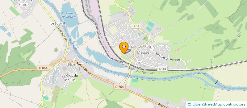 localisation de l'entreprise AIMER DANSER  NOUVION-SUR-MEUSE