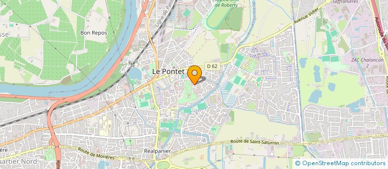 localisation de l'entreprise AIMER ET PROMOUVOIR LE PONTET  LE PONTET