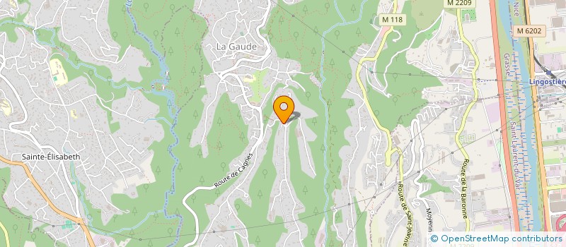 localisation de l'entreprise AIMER LA GAUDE  LA GAUDE