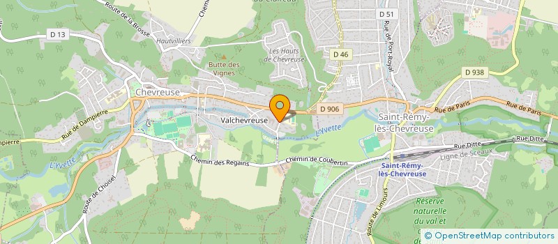 localisation de l'entreprise AIMER LIRE EN HAUTE VALLEE DE CHEVREUSE  CHEVREUSE