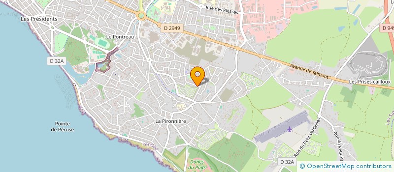 localisation de l'entreprise AIMES TES PRODUCTIONS  LES SABLES-D'OLONNE