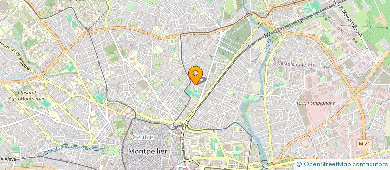 localisation de l'entreprise AIMEV (ASSOCIATION ITALIENS A MONTPELLIER ET ALENTOURS) à MONTPELLIER