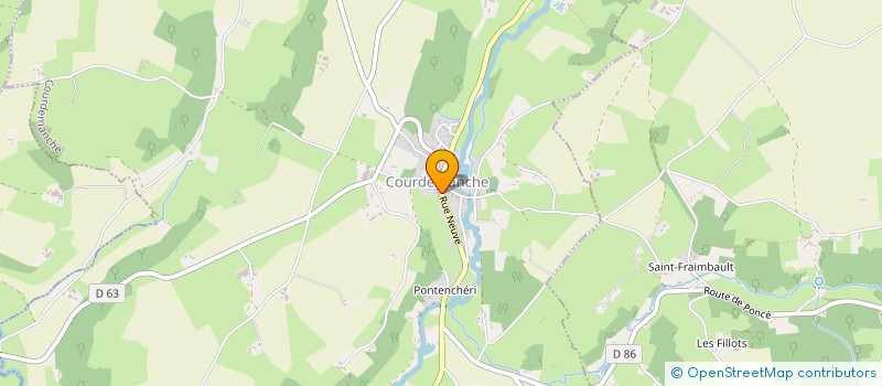 localisation de l'entreprise AIMILI  COURDEMANCHE