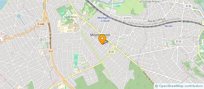 localisation de l'entreprise AIMISY à MONTGERON