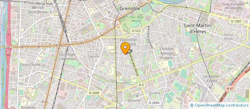 localisation de l'entreprise AIMO BOOT ET CIE. MONDIAL CONSULTANT à GRENOBLE