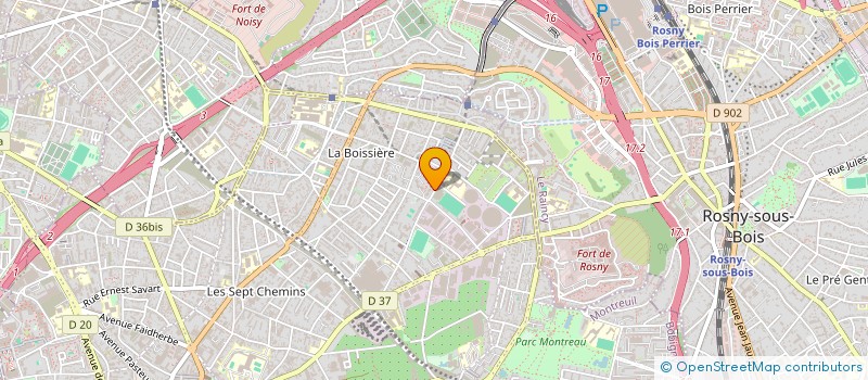 localisation de l'entreprise AIMONS-NOUS VIVANT MONTREUIL (ANV) à MONTREUIL