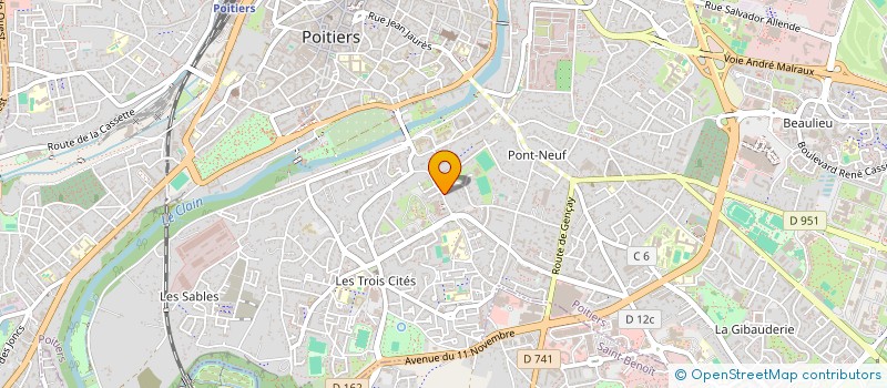 localisation de l'entreprise AIMONS-NOUS VIVANTS à POITIERS