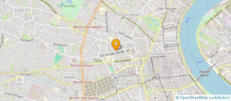 localisation de l'entreprise AIMPL - CONSEIL  BORDEAUX