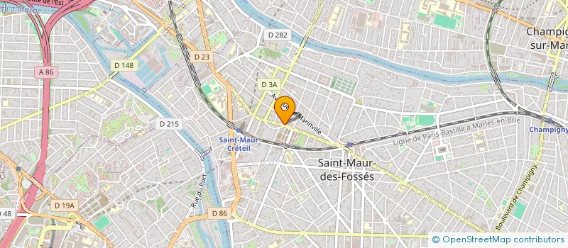 localisation de l'entreprise AIMS PHARMA GROUP à SAINT-MAUR-DES-FOSSES