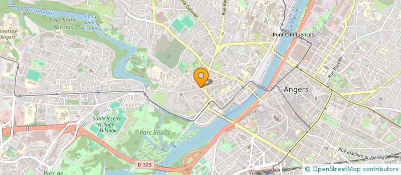 localisation de l'entreprise AIN à ANGERS