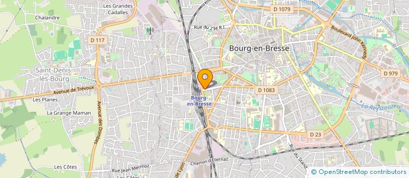 localisation de l'entreprise AIN AGENCES à BOURG-EN-BRESSE
