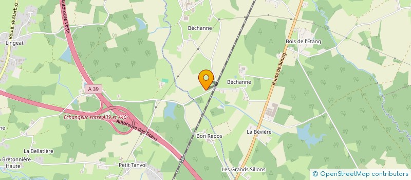 localisation de l'entreprise AIN AGRI OCCASION  SAINT-ETIENNE-DU-BOIS