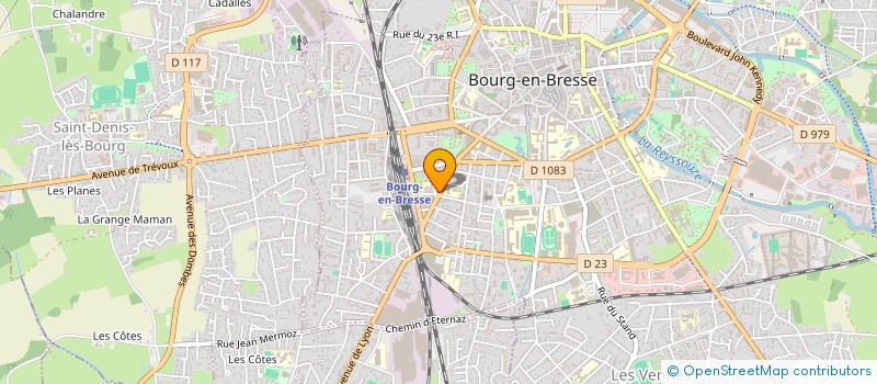 localisation de l'entreprise AIN ASSURANCES à BOURG-EN-BRESSE