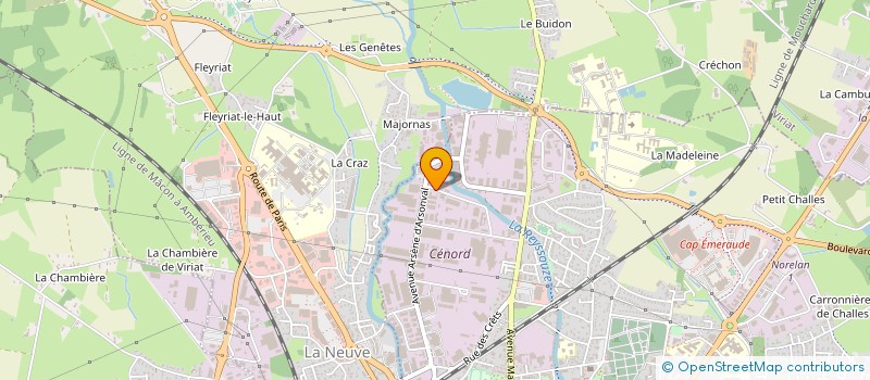 localisation de l'entreprise AIN AUTO ASSISTANCE à BOURG-EN-BRESSE