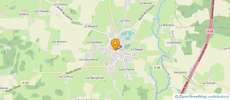 localisation de l'entreprise AIN BLANC DEUX FRERES  MARBOZ