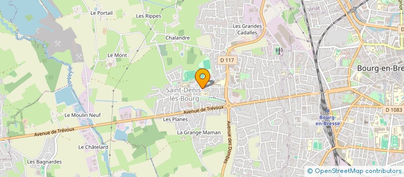 localisation de l'entreprise AIN BOUNTY CLUB POKER à SAINT-DENIS-LES-BOURG