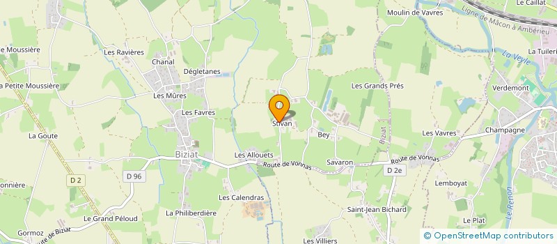 localisation de l'entreprise AIN BRESSE CONTROLE à BIZIAT