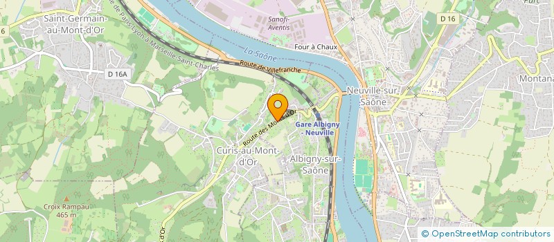 localisation de l'entreprise AIN-CONCEPT-VIDEO  ALBIGNY-SUR-SAONE