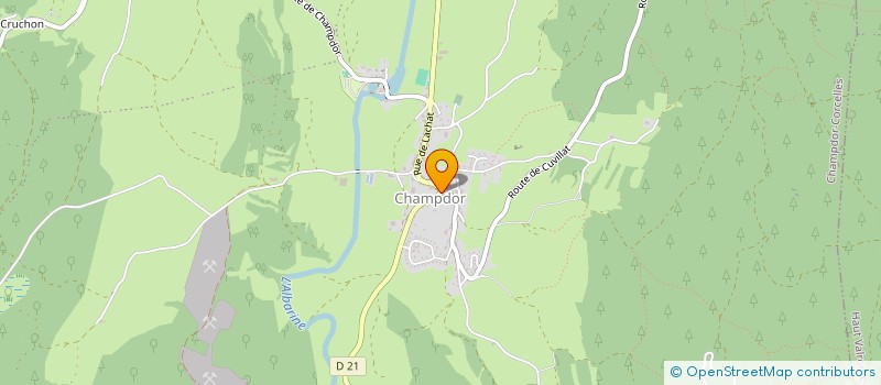 localisation de l'entreprise AIN.DEPEN'DANCE COUNTRY  PLATEAU D'HAUTEVILLE