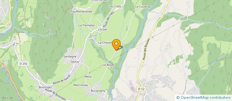 localisation de l'entreprise AIN ET HAUTE SAVOIE à VIUZ-EN-SALLAZ