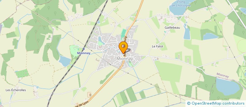 localisation de l'entreprise AIN FLEURS ET SENS  MIONNAY