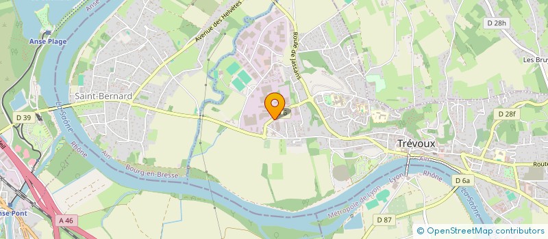 localisation de l'entreprise AIN'FLUENCE à TREVOUX