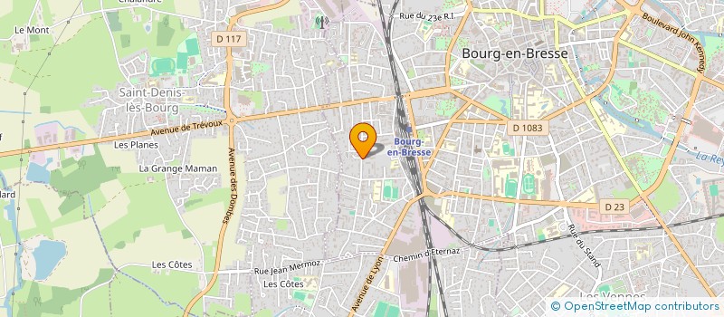 localisation de l'entreprise AIN FORMATION PERFORMANCE à BOURG-EN-BRESSE