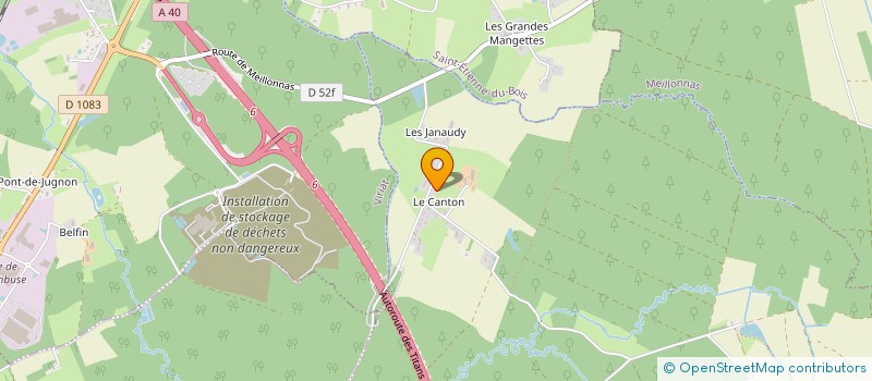 localisation de l'entreprise AIN'ISOL  JASSERON