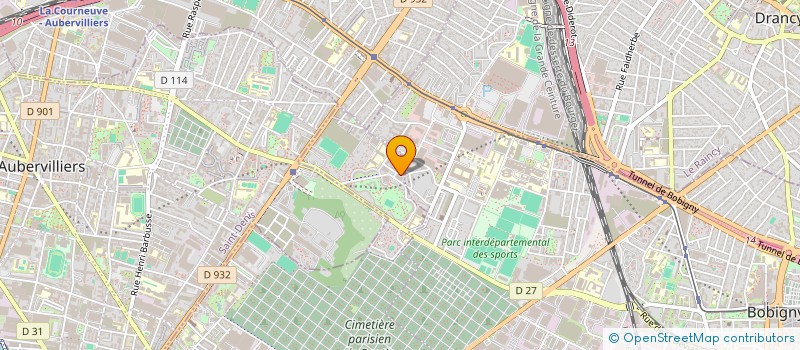 localisation de l'entreprise AIN JRAD  PANTIN