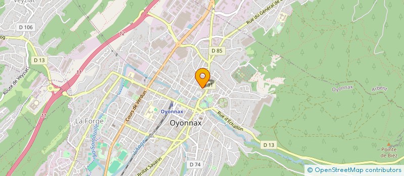 localisation de l'entreprise AIN JURA CONSTRUCTIONS à OYONNAX