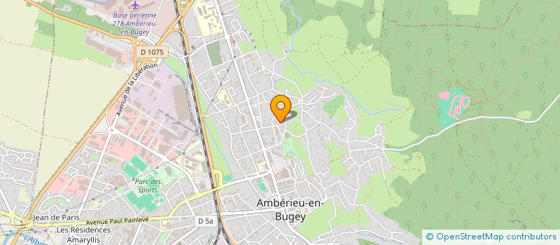 localisation de l'entreprise AIN MICRO SERVICES à AMBERIEU-EN-BUGEY