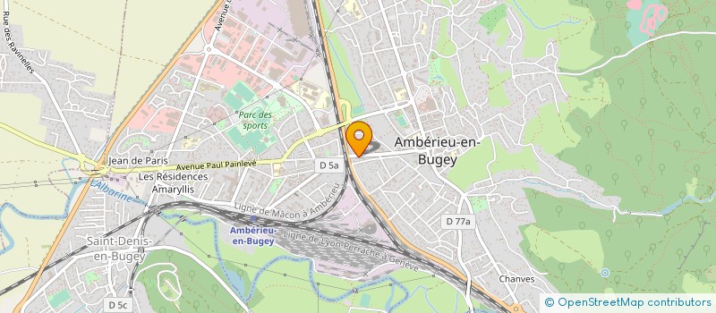 localisation de l'entreprise AIN MOBILES CARS à AMBERIEU-EN-BUGEY