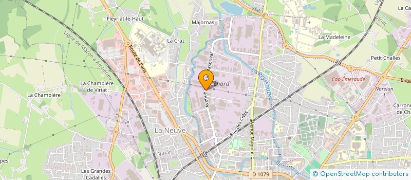 localisation de l'entreprise AIN PAC IMMO  BOURG-EN-BRESSE