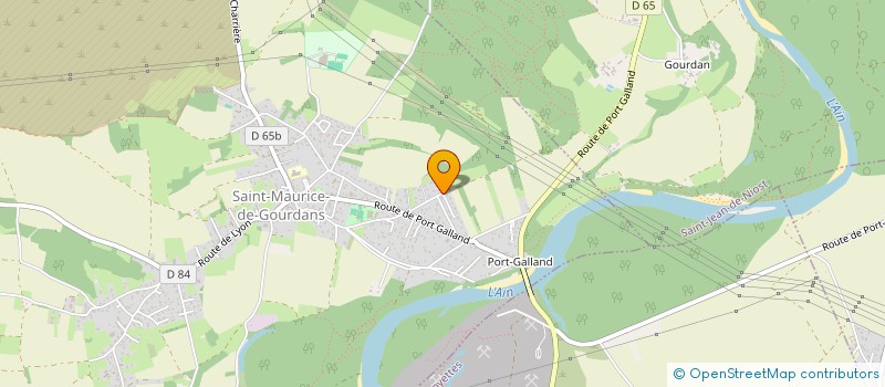 localisation de l'entreprise AIN PLASTICONSEILS à SAINT-MAURICE-DE-GOURDANS