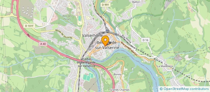 localisation de l'entreprise AIN'PORTANCE à VALSERHONE