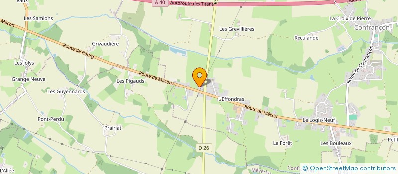 localisation de l'entreprise AIN RENOV PISCINE  CONFRANCON