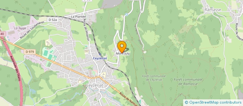 localisation de l'entreprise AIN RESEAU ELEC à CEYZERIAT
