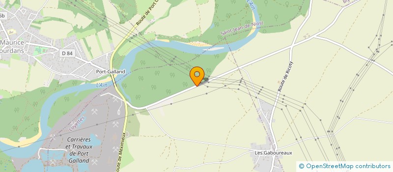 localisation de l'entreprise AIN RHONE GRANULATS  BALAN