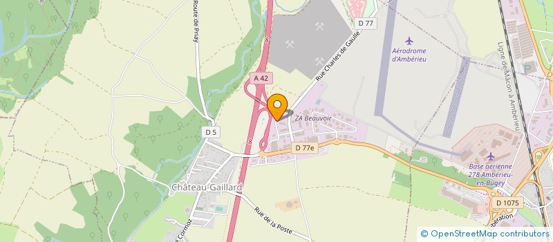 localisation de l'entreprise AIN SECRETARIAT & SERVICES à CHATEAU-GAILLARD