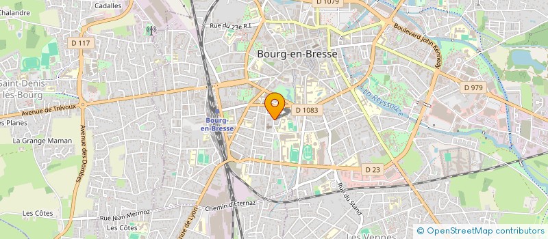 localisation de l'entreprise AIN SERVICES PROFESSIONNELS  BOURG-EN-BRESSE