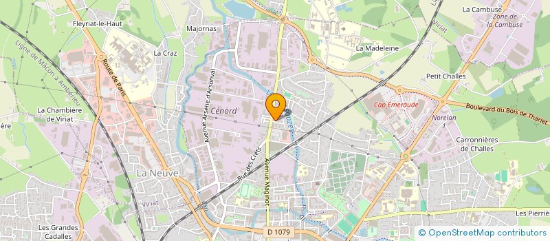 localisation de l'entreprise AIN TAXI BRESSE REVERMONT  BOURG-EN-BRESSE