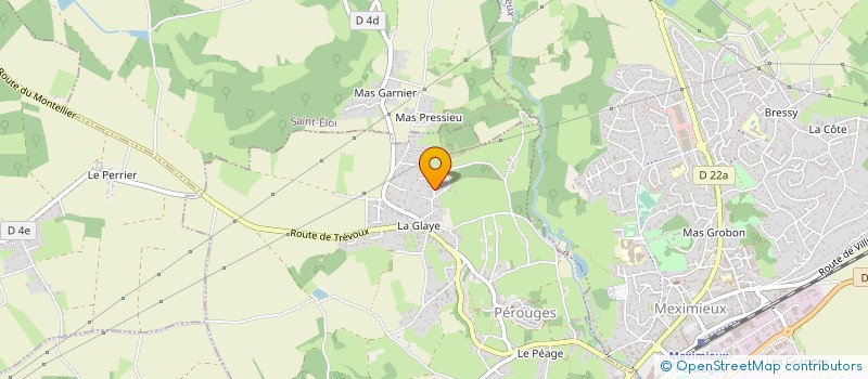 localisation de l'entreprise AIN TOITURE RENOVATION DE L'HABITAT à PEROUGES