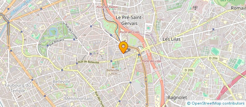 localisation de l'entreprise AINA  PARIS