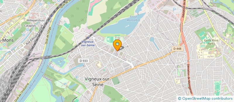localisation de l'entreprise AINA à VIGNEUX-SUR-SEINE