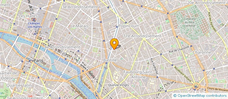 localisation de l'entreprise AINA II  PARIS