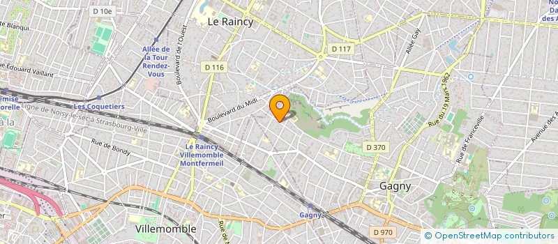 localisation de l'entreprise AINADI SAFARI à GAGNY