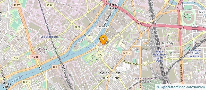 localisation de l'entreprise AINAPHONE à SAINT-OUEN-SUR-SEINE